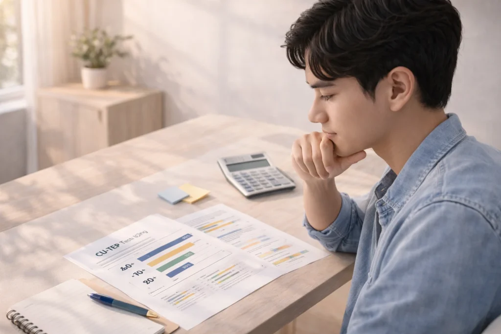 วิเคราะห์คะแนน: CU-TEP 80 ยากไหม? ต้องถูกกี่ข้อถึงจะผ่าน? วางแผนเก็บคะแนนแบบไม่มโน