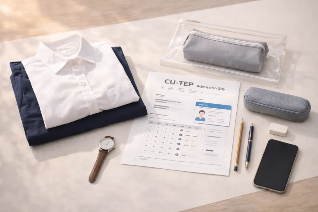 เตรียมตัววันสอบ CU-TEP: แต่งกาย & เอกสาร กฎระเบียบเข้าห้องสอบที่ต้องรู้ จะได้ไม่โดนตัดสิทธิ์
