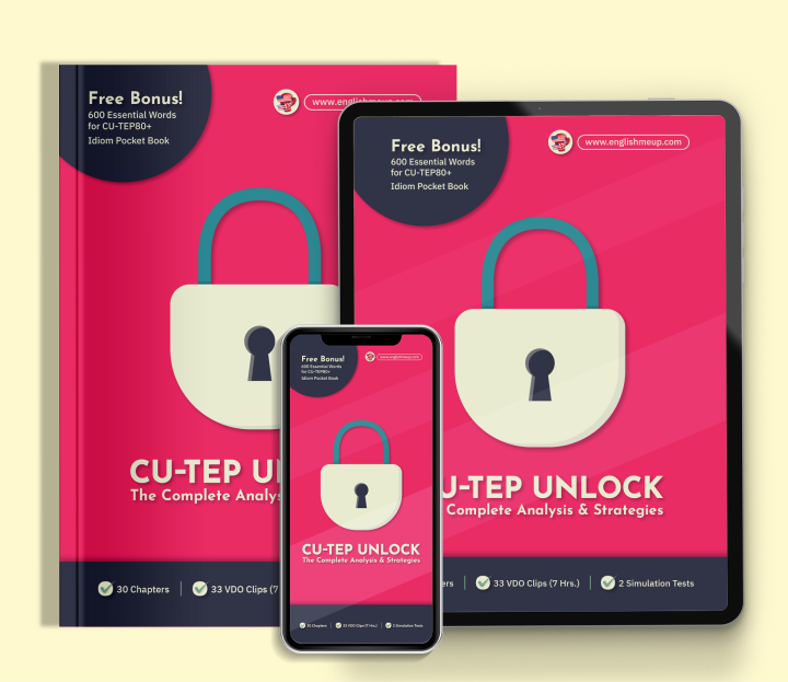 CU-TEP UNLOCK E-Book เตรียมสอบ CU-TEP