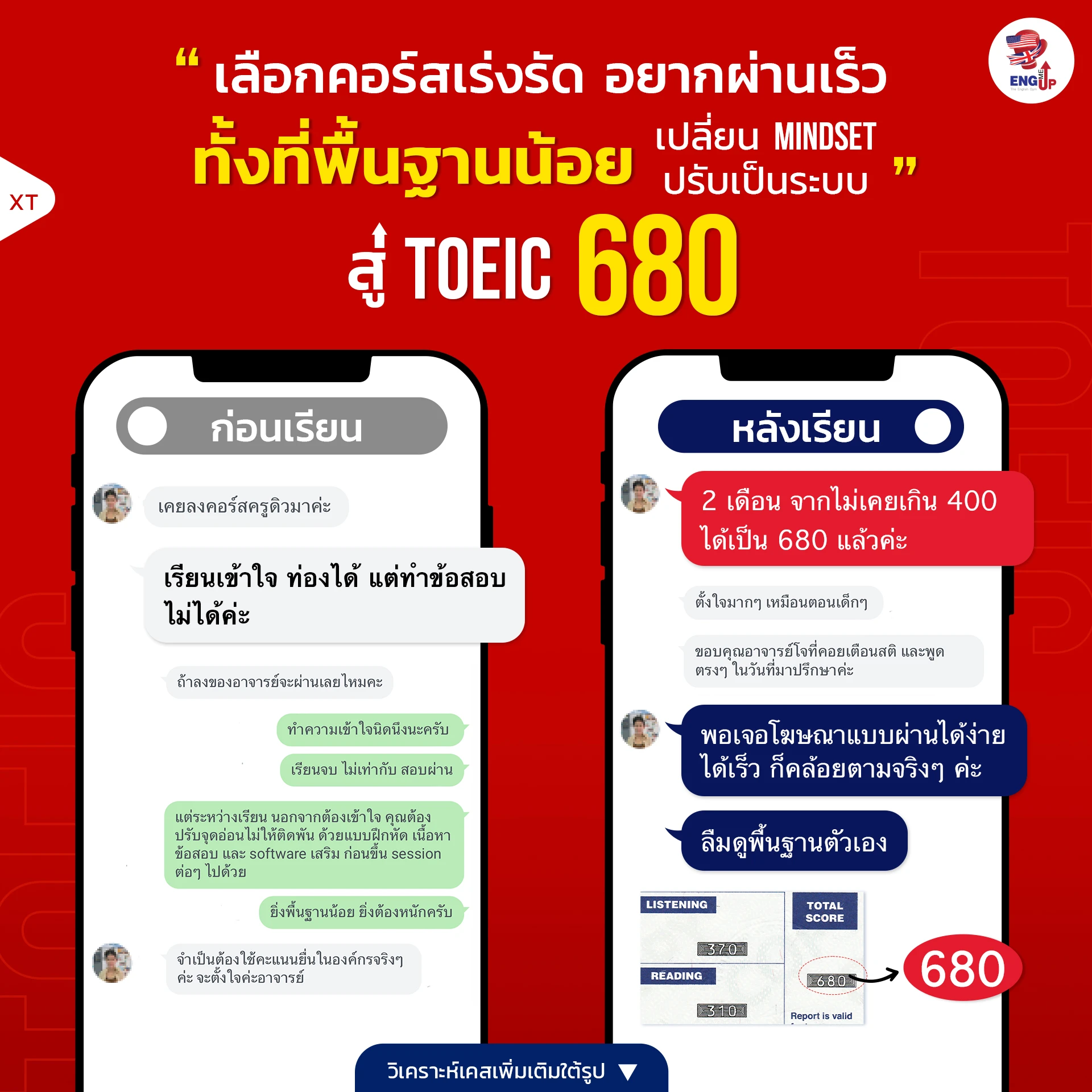 TOEIC 680 พยาบาล
